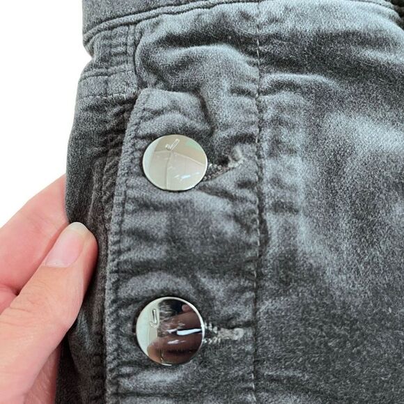 J. Brand Zion Velvet Crop Skinny Jeans in Asphalt Size 26 - Picture 7 of 14